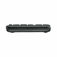 Set Keyboard dan Mouse Wireless Combo MK220 - Hitam QWERTY US Layout 104-Key 2.4G untuk Desktop Tersedia