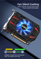 SZMZ GT730 2GB PCI-E 64Bit DDR3 Graphics Card New Fan Cooling for Laptop & Desktop PC Upgrade