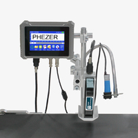 Impresora U3 TIJ de Bajo Costo y Alto Rendimiento de Phezer, Máquina de Codificación por Lotes en Línea para Bolsas de Plástico, Cartones, Botellas, Datos Variables, Códigos QR