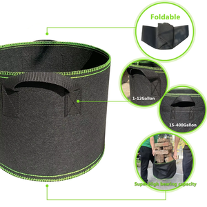 Sacs <span class=keywords><strong>de</strong></span> culture pour plantes DaringFish, tissu non tissé respirant, poignées réutilisables pour tomates, fraises, jardin 65 - Product Image 3