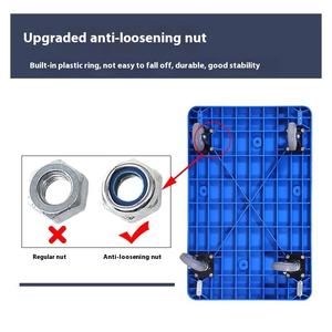 भारी शुल्क औद्योगिक पोर्टेबल फोल्डिंग हैंडकार्ट छोटे फ्लैट कार्गो हैंडलिंग ट्रेलर फोल्डेबल प्लास्टिक प्लेटफॉर्म एक्सप्रेस - Product Image 4