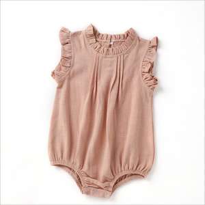 Ropa de Bebé en Oferta, Mamelucos de Lino para Niñas, Ropa de Bebé 100% Algodón, Ropa de Bebé al por Mayor para Niñas Pequeñas, Ropa de Bebé - Product Image 3