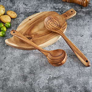 Juego de utensilios de <span class=keywords><strong>cocina</strong></span> de madera de acacia personalizados, utensilios de <span class=keywords><strong>cocina</strong></span> de madera de teca que incluyen cuchara y espátula, utensilios para su <span class=keywords><strong>cocina</strong></span> - Product Image 6