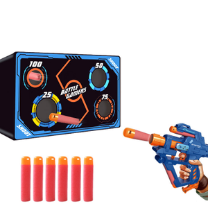 Jouet de tir au pistolet CS pour enfants, pistolet à balles molles, portée de tir de 10 m, sifflet, pistolet à balles molles avec 4 balles - Product Image 6