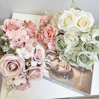 Großhandel Brown Rose künstliche Blumen Home Office Hochzeits dekor