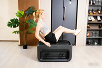 Banc de musculation réglable 5-en-1 pliable pour gain de place, station de fitness pour entraînement à domicile, prêt à être expédié
