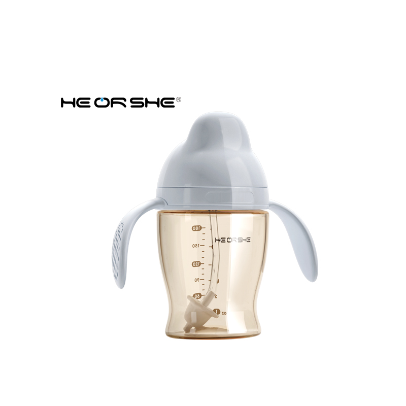 4 розовые пакеты HEORSHE, 180 мл, не содержит Бисфенол А, в форме животного, Детская тренировочная чашка для ухода за зубами