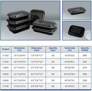 Hộp Đựng Chuẩn Bị HD Hộp Cơm Trưa Không Chứa BPA Bento Có Nắp Đậy Đơn Hộp Đựng Thức Ăn Bằng Nhựa - Product Image 2