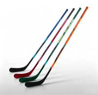 Bâton de hockey personnalisé T700 100% fibre de carbone 58 pouces Flex 50 pour l'entraînement et les matchs des enfants
