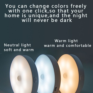 Luz Nocturna LED Magnética Inalámbrica con Sensor de Movimiento, Recargable por USB, con Batería Integrada, para Armarios, Dormitorios, Escaleras y Habitaciones - Product Image 6