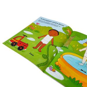 Chất Lượng Cao Tùy Chỉnh Mặc Quần Áo Trẻ Em Sticker Cuốn Sách In Ấn Học Tập Đồ Chơi Hình Ảnh Cuốn Sách Dễ Thương Phim Hoạt Hình Tái Sử Dụng Nhãn Dán Sách - Product Image 3