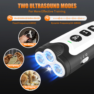 犬のリペラー超音波チェイサーストップバークトレーナー吠え防止電子犬吠え防止装置LED懐中電灯付き - Product Image 4
