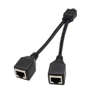 Cable Ethernet Cat5 en Forma de Y de 0.25m, RJ45 Macho a Doble Hembra, Divisor para Conexión de Red - Product Image 5