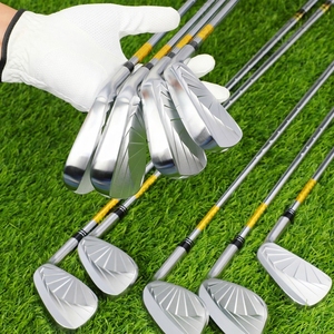 Set di ferri da golf Cross-border Best-seller in acciaio inossidabile con asta Flex R, modelli 4/5/6/7/8/9/P/A/S, set completo per allenamento - Product Image 1