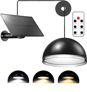 Lampes solaires de plafond pour la maison et le <span class=keywords><strong>jardin</strong></span>, <span class=keywords><strong>intérieur</strong></span>/extérieur, <span class=keywords><strong>LED</strong></span> étanche IP67 avec batterie incluse - Product Image 1