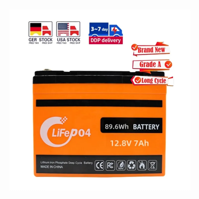 Batteria lifepo4 a ciclo profondo 100Ah 150Ah 200ah 240Ah 300ah 12v 12.8V 24v batteria al litio ricaricabile al fosfato di ferro