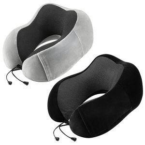 หมอนรองคอรูปตัวยูแบบปรับได้ ทำจากเมมโมรี่โฟม สำหรับเดินทาง - Product Image 1