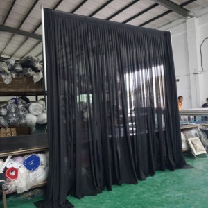 Heavy duty telescopic portable pipe and drape <b>backdrop</b> <b>stand</b> for hotel hall activities - Product Image 3