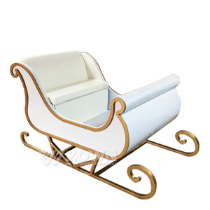 Traîneau de Noël en métal, nouveau style, très demandé, pour interaction parent-enfant, décoration de Noël en métal - Product Image 2