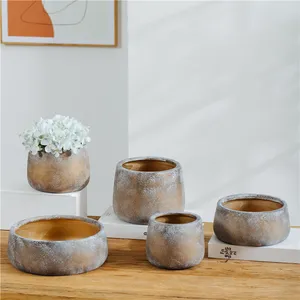 Plant Pot Outdoor Antique Design Garden Decoration Planter Cheap Indoor Outdoor Plant Flower Pot Molds For Garden