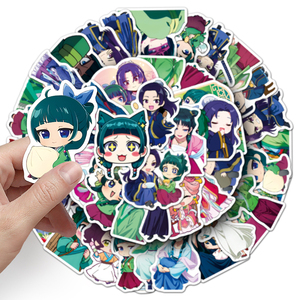 50 autocollants créatifs et amusants <span class=keywords><strong>de</strong></span> dessins animés The Apothecary Diaries pour réfrigérateur, bureau, guitare, gobelet à eau - Product Image 6