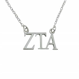 Collana con <span class=keywords><strong>Lettere</strong></span> Greche Delta Sigma Zeta Phi Beta Phi Psi Alpha, Gioiello Souvenir per Organizzazione Scolastica Universitaria, Idea Regalo - Product Image 1