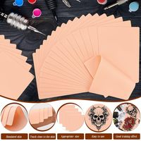 Peau d'entraînement pour tatouage, peau simulée, toucher réaliste, cuir synthétique, maquillage permanent, outil pour débutants en tatouage