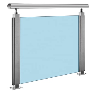 Rails d'escalier de luxe en acier inoxydable, <span class=keywords><strong>Balustrade</strong></span> d'intérieur, balcon en <span class=keywords><strong>verre</strong></span>, <span class=keywords><strong>Balustrade</strong></span> en <span class=keywords><strong>bois</strong></span>, modèles modernes, 8 pièces - Product Image 2
