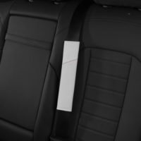 Protection d'épaule en cuir souple pour ceinture de sécurité, anti-abrasion, long coussin de ceinture de sécurité pour conducteur, ajustement universel pour BMW Toyota