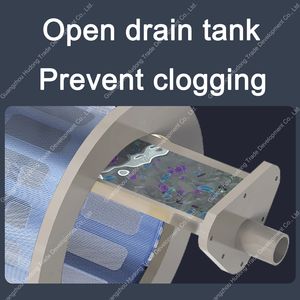 Filtro de tambor giratorio para tanque de peces de acuario de acuicultura, <span class=keywords><strong>10000</strong></span> <span class=keywords><strong>litros</strong></span>, venta al por mayor, pequeño filtro de estanque Koi, malla de alambre de acero inoxidable - Product Image 4