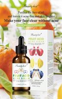 Sérum Visage Anti-Acné Bio Personnalisable Haute Efficacité Bonne Qualité Acide de Fruits Élimination de l'Acné