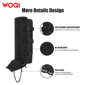 Polainas impermeables WOQI para senderismo, montañismo, deportes de hielo y nieve, protectores de piernas para adultos, tela Oxford, neopreno - Product Image 3