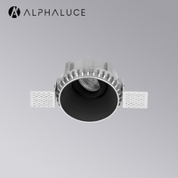 Luz Led empotrada Alpha Lighting, Downlight Led sin recorte profundo