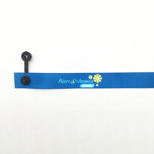 Dây Đeo Cổ Tay Vải Vải Thiết Kế Tùy Chỉnh Mới 2022 Dây Đeo Cổ Tay Polyester Sự Kiện - Product Image 2