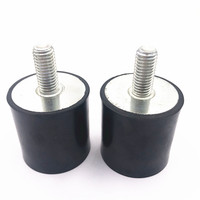Amortiguadores de Vibración de Goma con Perno, Bloques Silenciosos con Rosca M4 M5 M6 M7 M8, Precio de Fábrica