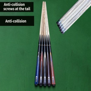 Gậy bi-a thủ công cao cấp bốn cạnh, kiểu dáng đẹp, ngòi 9mm, bán buôn từ nhà máy, gậy bi-a 3/4 - Product Image 4