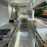 Camion de restauration mobile certifié CE DOT avec machine à glaces et à snacks - Utilisation en camping et commerce de détail