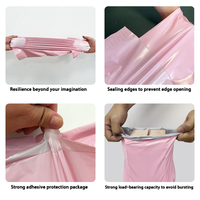 Sacs d'Expédition en PE Personnalisés Recyclables, Logo Personnalisé Express, Sac Courrier Compostable pour Vêtements avec Poignée