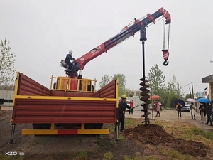 Promotion Dongfeng <span class=keywords><strong>Camion</strong></span>-<span class=keywords><strong>grue</strong></span> à plateau 8, 10, 14 tonnes 4x2, <span class=keywords><strong>Grue</strong></span> mobile montée sur <span class=keywords><strong>camion</strong></span> avec forage par tarière (avec foret) - Product Image 5