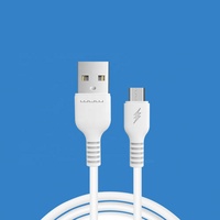 Vente en gros d'usine 2A USB PVC 1 mètre charge rapide micro USB 2.0 câbles de téléphone portable ordinaires pour samsung