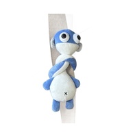 Superbe jouet en peluche brodé chien à col long, accessoires personnalisables, couleur au choix, rembourrage en polyester et coton PP, 31-50cm, unisexe