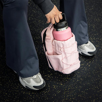 Sac de sport unisexe léger 20L en polyester noir PU magnétique imperméable de haute qualité, design personnalisé, à porter à l'épaule ou en bandoulière