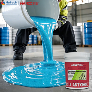 Revestimiento Epóxico para Pisos con Efecto Mármol de <span class=keywords><strong>Alto</strong></span> Brillo, Pintura Impermeable para Interiores, Epóxico con Arena de Color, Pintura Autonivelante para Pisos - Product Image 2