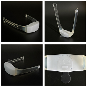 Bracelet LED contrôlable pour concerts, 4 perles lumineuses, silicone, contrôle radiofréquence, portée 800 mètres, télécommande 433 MHz - Product Image 5
