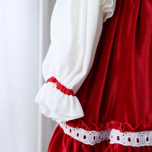 Boutique Kids Vintage Dress Christmas Toddler Party Dress Girl Prom Frocks spagnolo Luxury Vintage Dress Princess Lolita Frock - Product Image 6