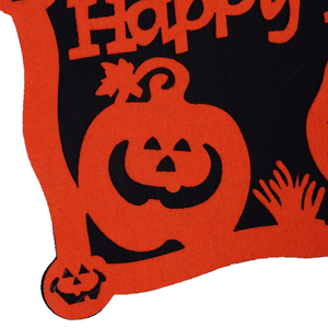 Su misura durevole riutilizzabile in <span class=keywords><strong>lana</strong></span> gatto nero/zucca/gufo disegno foto ornamenti appesi a parete Halloween per uso interno/esterno - Product Image 2