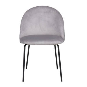 Thiết kế Bắc Âu hiện đại màu xám Bọ Cánh Cứng không tay bên ghế với mở cong tựa lưng ghế - Product Image 3