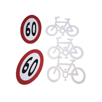 Support panneaux routiers personnalisés Ruban de marquage routier temporaire thermoplastique réfléchissant préformé