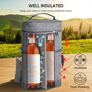 Bolsa de Vino Impermeable de Gran Capacidad con Logotipo Personalizado, Venta Caliente de Fábrica BSCI, Altamente Recomendada - Product Image 6
