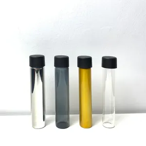 25ml Plastic Control Glass Bottle with Press-On Safety Cap Cigar Bottle Electroplated for Packaging and Usage with Pumps